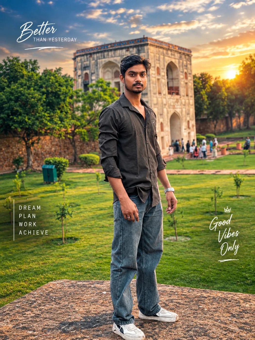 Hasnain Raja standing outdoors